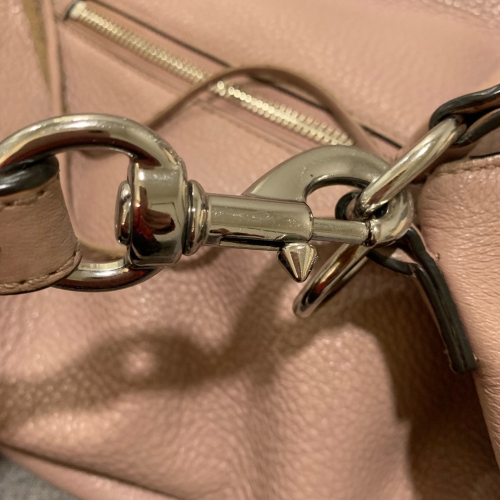 Rebecca Minkoff Moto Hobo Bag | Vintage Pink - Picture 5 of 10
